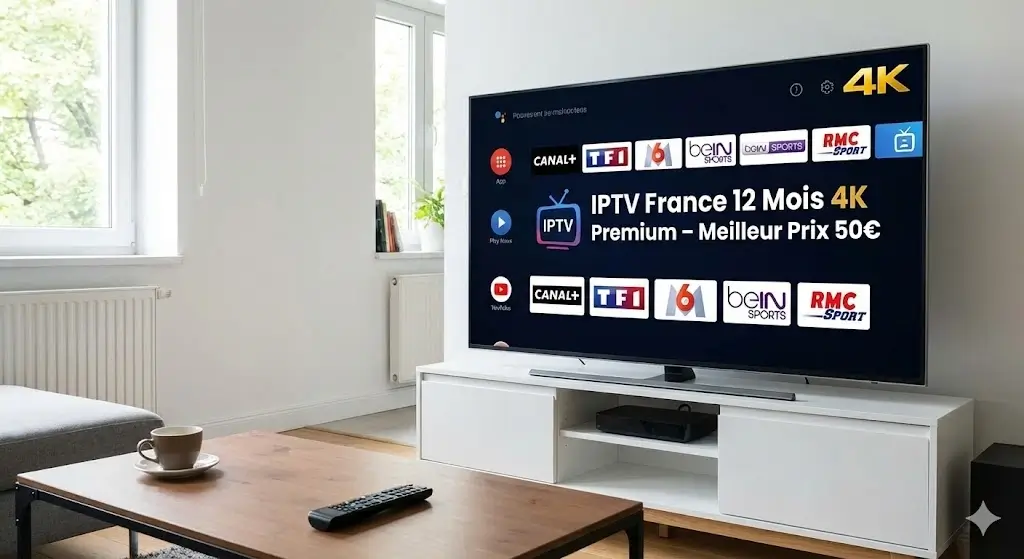 IPTV France 12 Mois 4K Premium – Meilleur Prix 50€